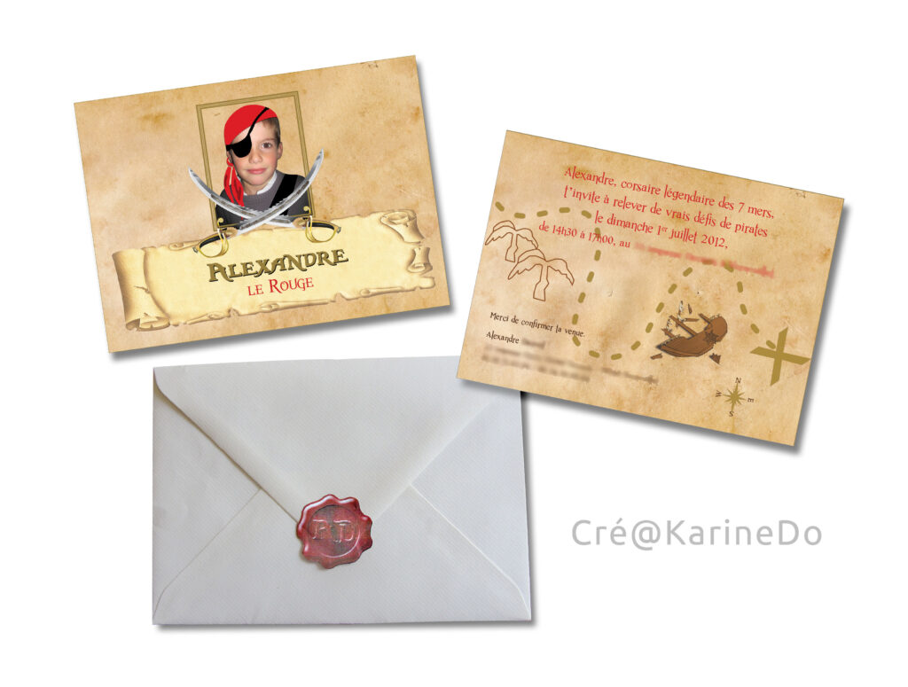 Invitation Pirate