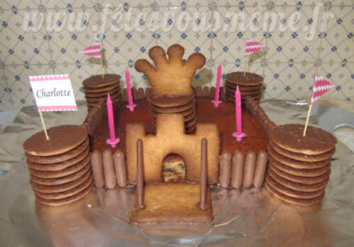 Gâteau château Princesse & Chevalier - Fêtes vous même