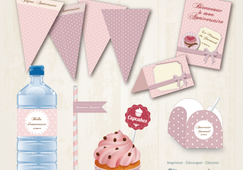 Kit Décoration Petite Pâtisserie - Fêtes vous même