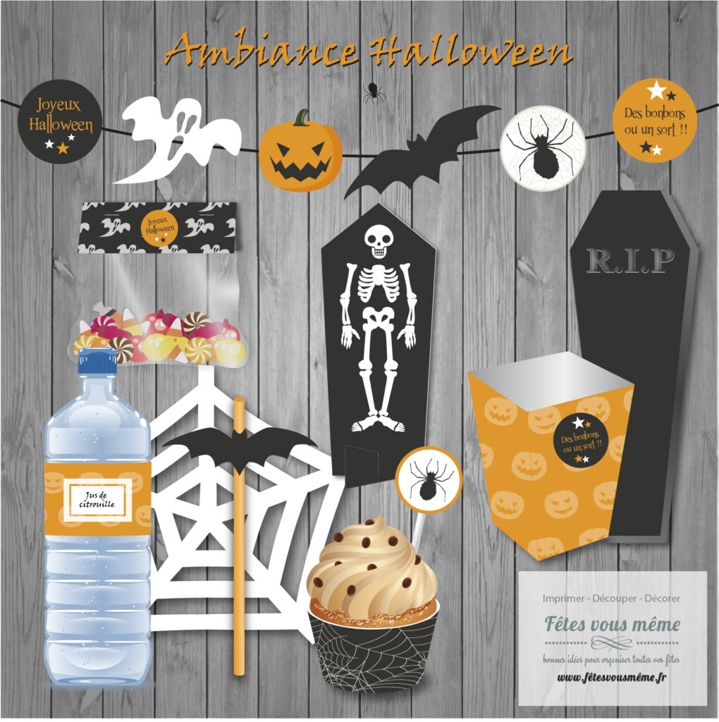 Kit ambiance Halloween - Fêtes vous même