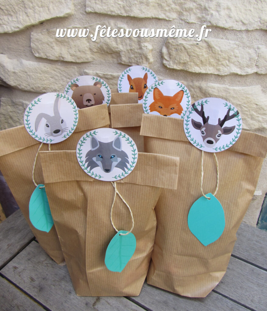 Cadeaux Invités Thème Forêt - Fêtes vous même