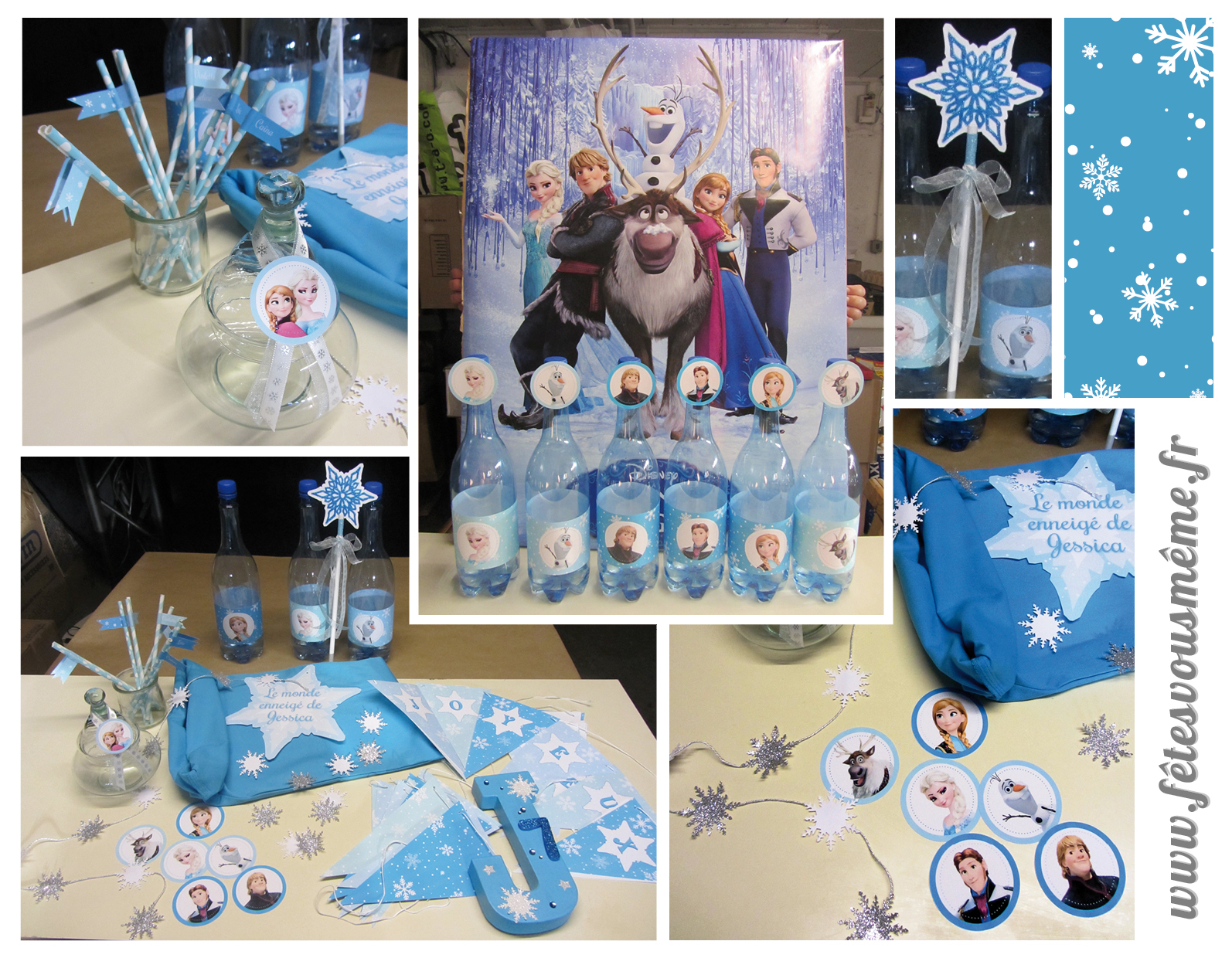 Kit déco Reine des Neiges • Boutique Fêtes vous même
