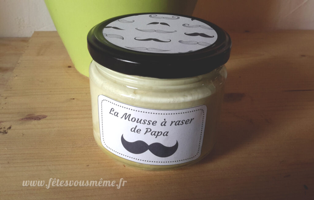Mousse à raser Moustache - Fêtes vous même