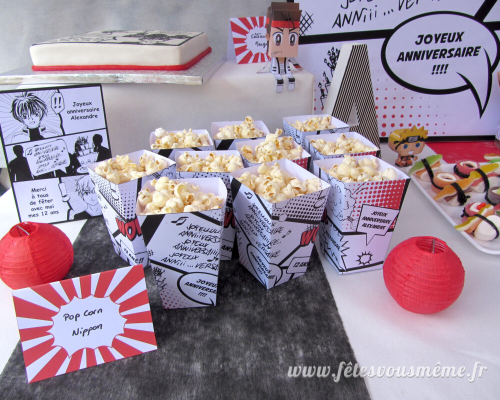 Boites Popcorn_Manga
