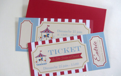 Invitation Fête Foraine