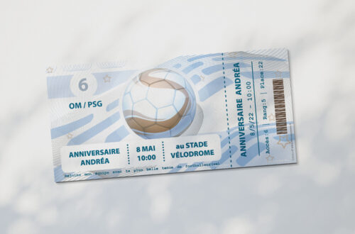 invitation ticket match foot