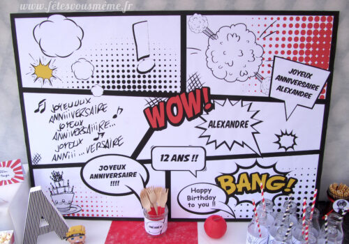 Affiche Déco Manga - Fêtes vous même