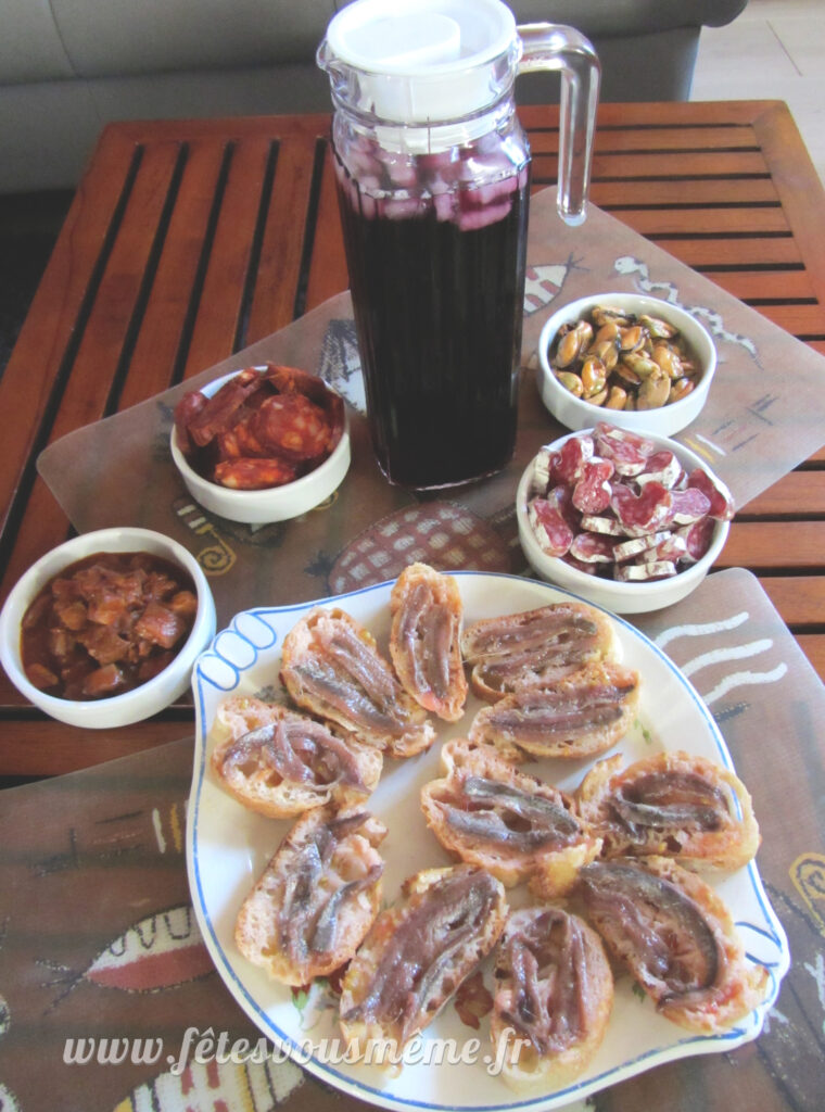 Tapas & Sangria - Espagne - Fêtes vous même