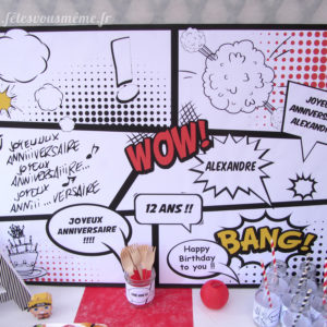 Décoration Manga - Kit Déco Manga • Fêtes vous même  Bricolage sur le  thème des dragons, Carte anniversaire, Theme anniversaire
