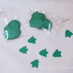 Confettis Sapin Vert - Fêtes vous même