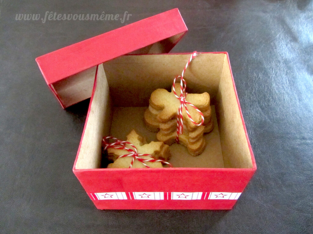 Box Cadeau Sablés de Noël - Fêtes vous même