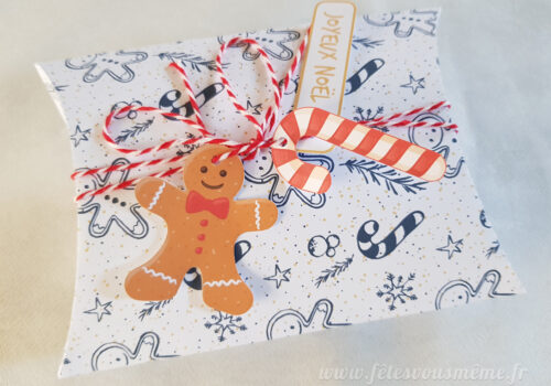 Boite Cadeau de Noël - Fêtes vous même