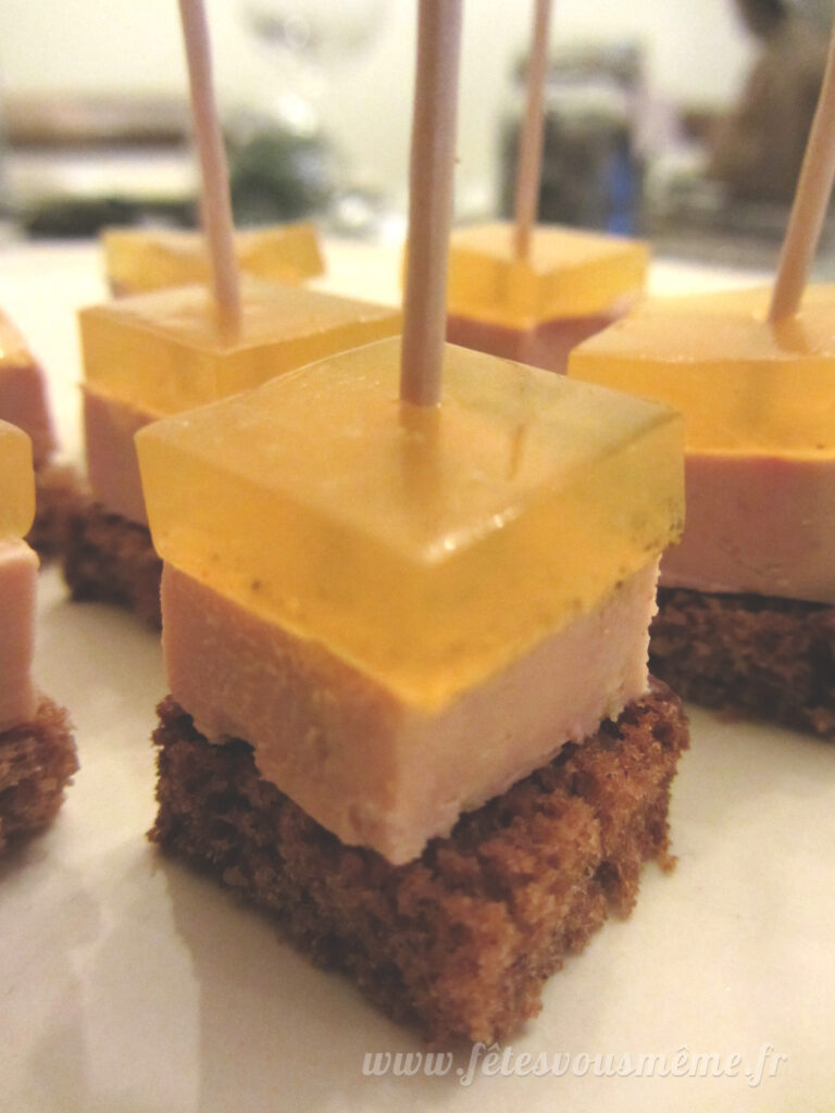 Cubes Foie Gras - Fêtes vous même