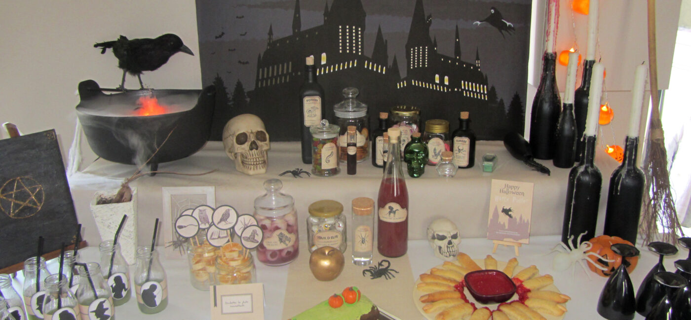 Table Sorcellerie HP Halloween 2017
