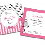 Invitation Couture - Fêtes vous même