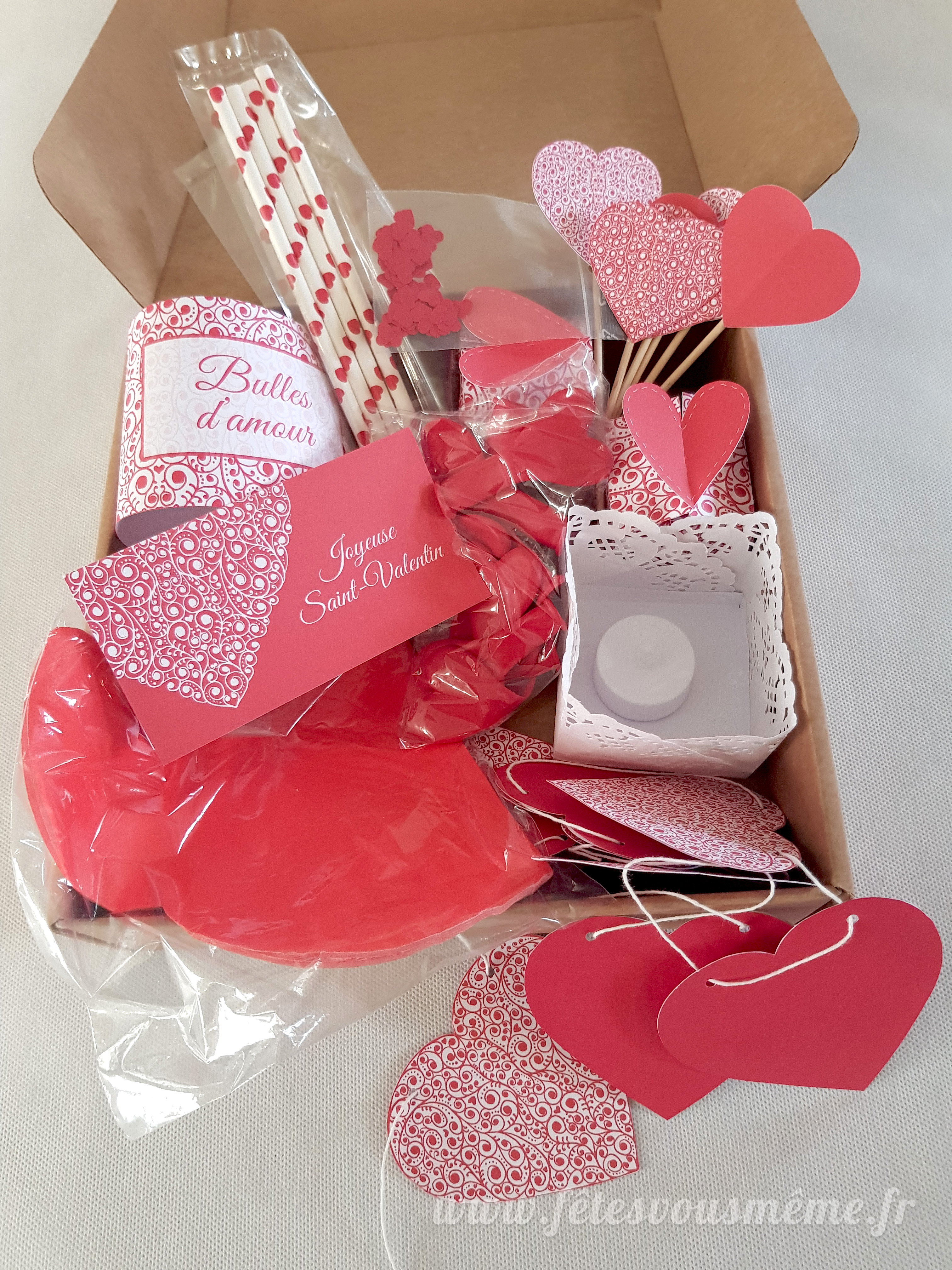 Boites cadeaux Saint Valentin • Boutique Fêtes vous même