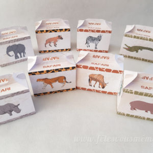 Boite à bonbons "Safari"