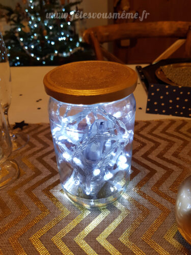 Pot lumineux - allumé Pot lumineux - allumé