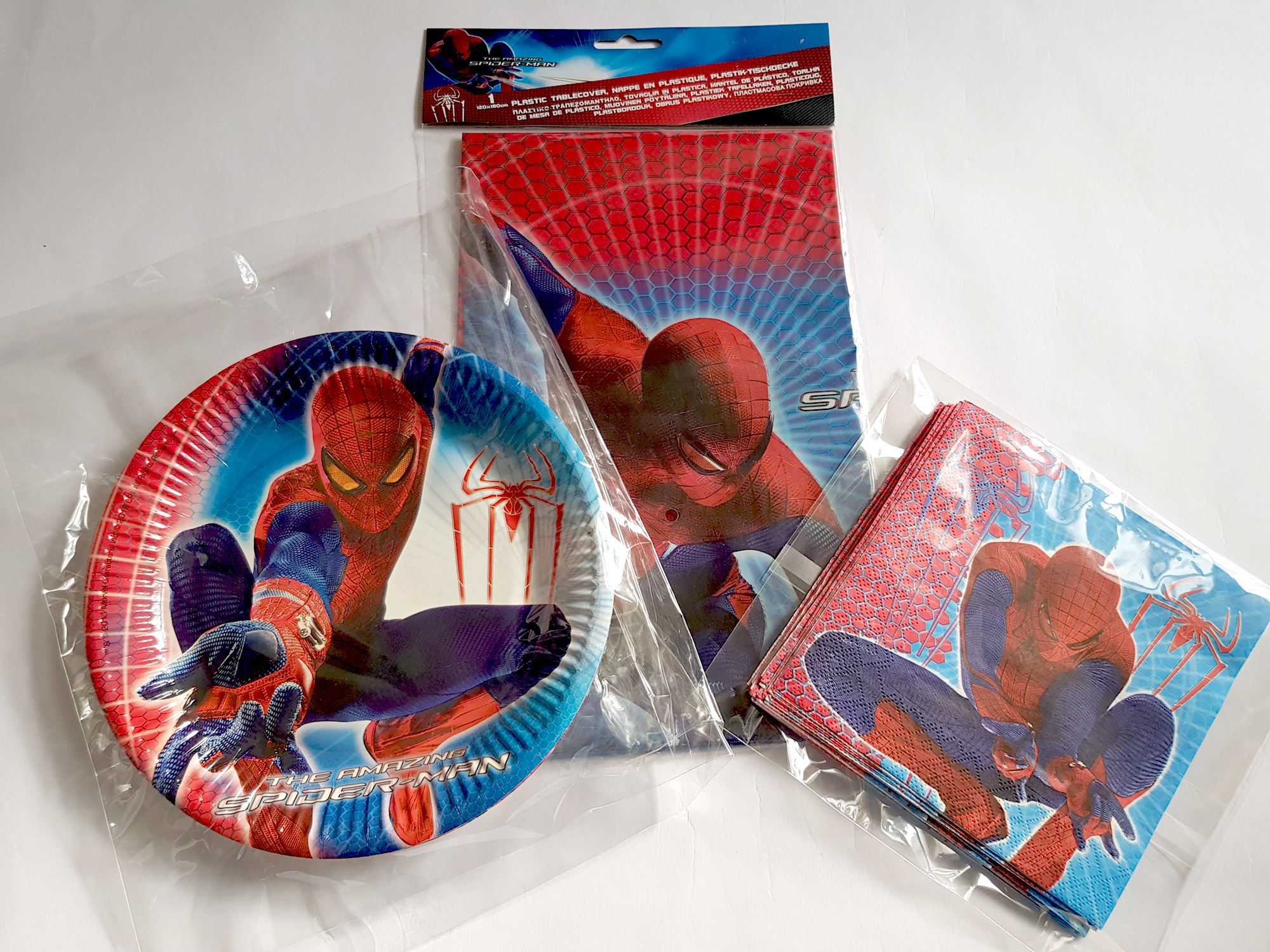 Assiettes d'anniversaire Spiderman